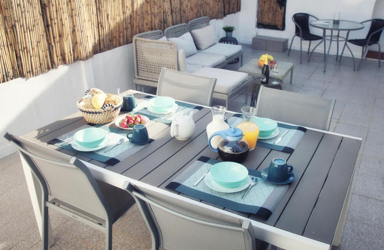 Central Olhao Home - Private Spacious Sunlit Patio Olhão Exteriör bild